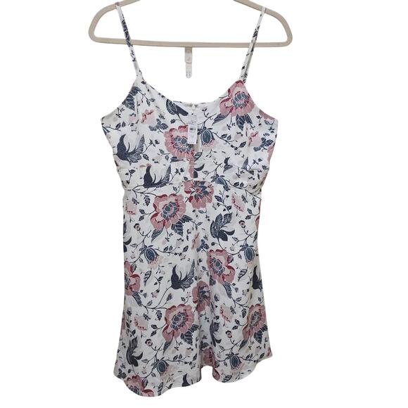 LOFT  Sz14 NWT Tank Dress. Large floral design. Cottagecore. Beach. Coastal. Fun - Picture 1 of 15